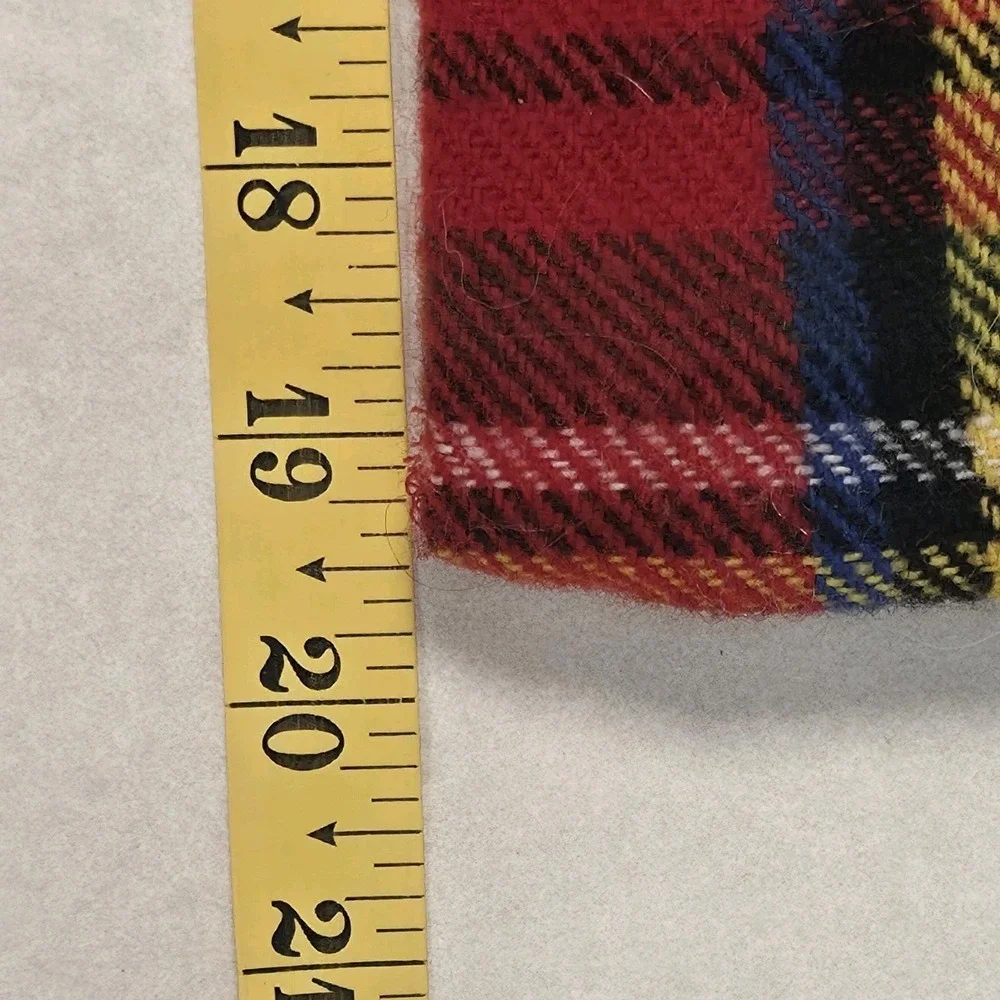 2 VTG Faribault Woolen Mill Pillow Covers Stewart Tartan Plaid 19.5